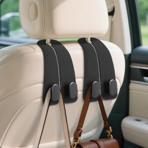 pid 66984 pack of 2 leather car seat headrest hook black 1.jpg