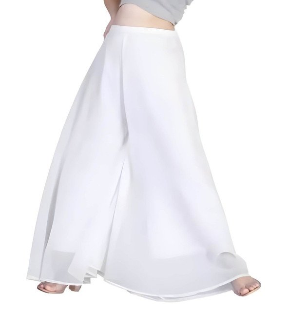 pid 67540 women s pack of 1 georgette solid flared palazzo with elastic waist white 4.jpg pid 67540 women s pack of 1 georgette solid flared palazzo with elastic waist white 4.jpg