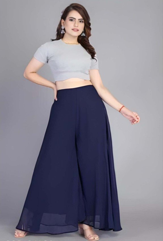 pid 67544 women s pack of 2 georgette solid flared palazzos with elastic waist dark blue 3.jpg pid 67544 women s pack of 2 georgette solid flared palazzos with elastic waist dark blue 3.jpg
