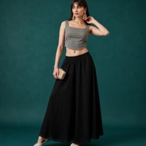 pid 67551 women s georgette solid mid rise flared wide leg palazzo pants with elastic waist black.jpg