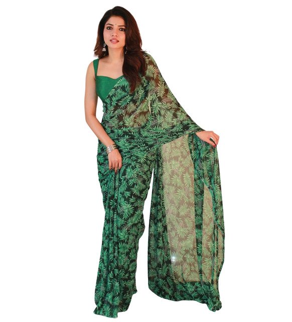 pid 67567 women s georgette floral printed saree with unstitched blouse 5 5 mtr black teal 2.jpg pid 67567 women s georgette floral printed saree with unstitched blouse 5 5 mtr black teal 2.jpg