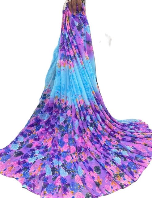 pid 67581 women s georgette floral printed saree with unstitched blouse 5 5 mtr skyblue 1.jpg pid 67581 women s georgette floral printed saree with unstitched blouse 5 5 mtr skyblue 1.jpg