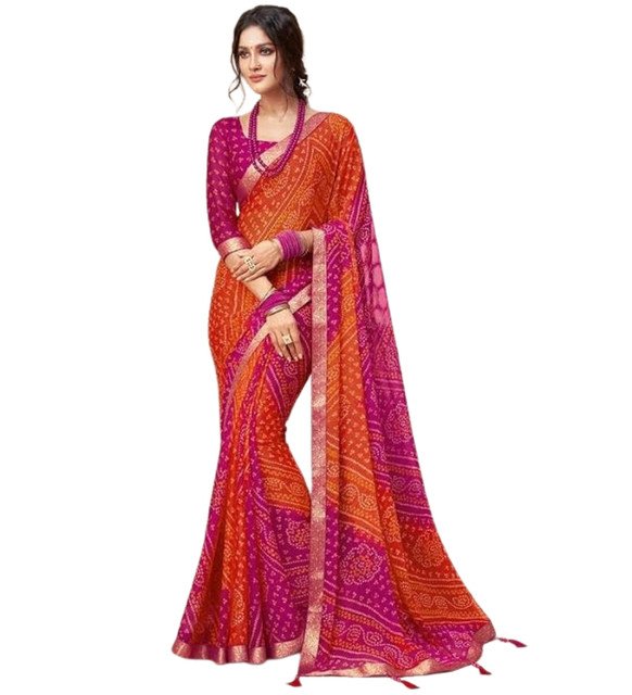 pid 67589 women s georgette printed saree with unstitched blouse 5 5 mtr orange magenta 2.jpg pid 67589 women s georgette printed saree with unstitched blouse 5 5 mtr orange magenta 2.jpg