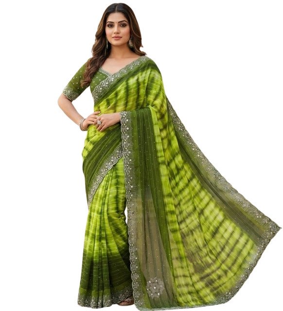 pid 67610 women s georgette striped saree with unstitched blouse 5 5 mtr mehendi 2.jpg pid 67610 women s georgette striped saree with unstitched blouse 5 5 mtr mehendi 2.jpg