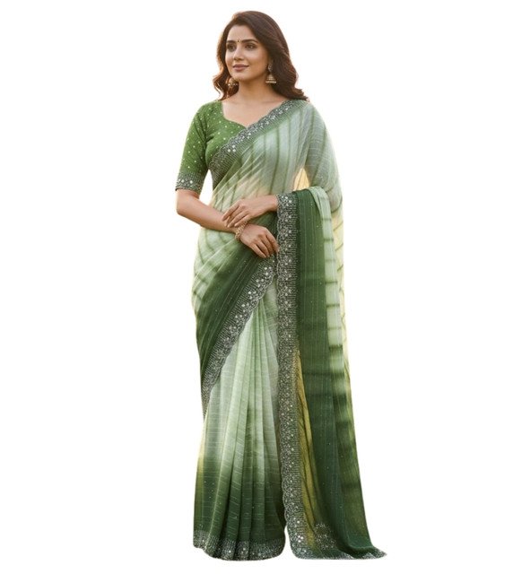 pid 67612 women s georgette striped saree with unstitched blouse 5 5 mtr pista 2.jpg pid 67612 women s georgette striped saree with unstitched blouse 5 5 mtr pista 2.jpg