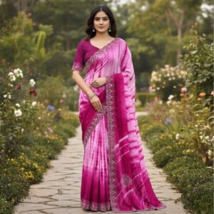 pid 67614 women s georgette striped saree with unstitched blouse 5 5 mtr rani 1.jpg