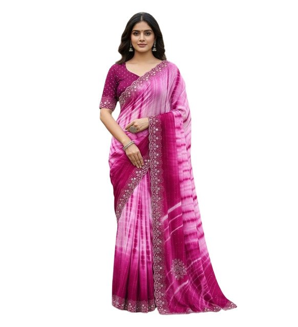 pid 67614 women s georgette striped saree with unstitched blouse 5 5 mtr rani 2.jpg pid 67614 women s georgette striped saree with unstitched blouse 5 5 mtr rani 2.jpg