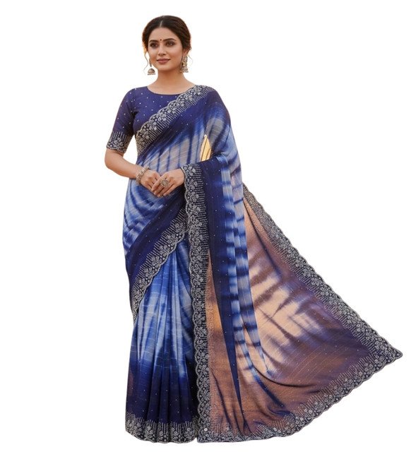 pid 67615 women s georgette striped saree with unstitched blouse 5 5 mtr royal blue 2.jpg pid 67615 women s georgette striped saree with unstitched blouse 5 5 mtr royal blue 2.jpg