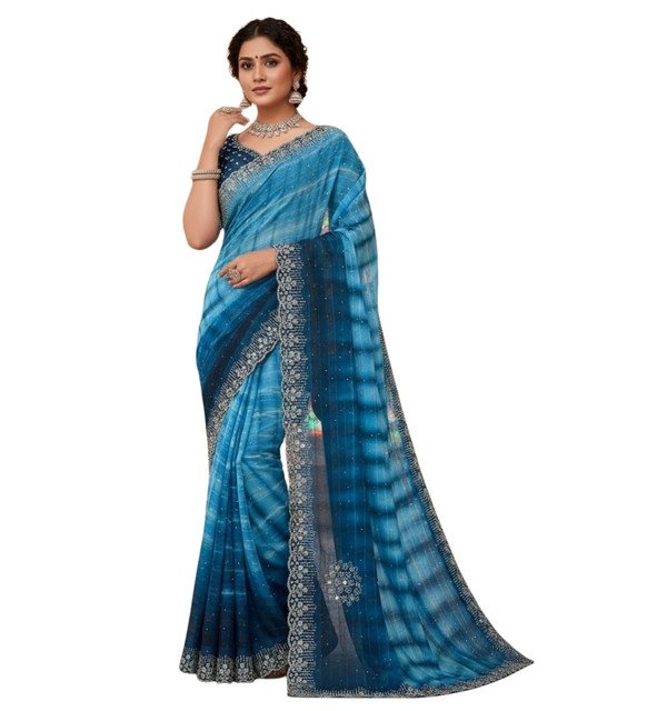 pid 67616 women s georgette striped saree with unstitched blouse 5 5 mtr navy blue 2.jpg pid 67616 women s georgette striped saree with unstitched blouse 5 5 mtr navy blue 2.jpg