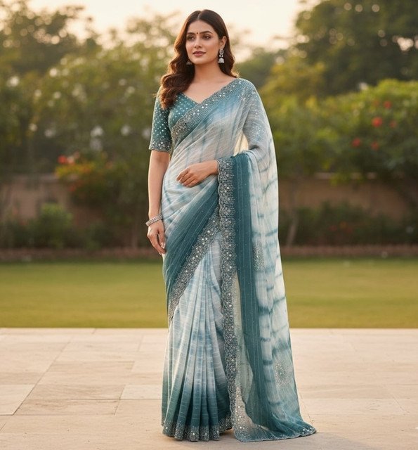 pid 67617 women s georgette striped saree with unstitched blouse 5 5 mtr skyblue 1.jpg pid 67617 women s georgette striped saree with unstitched blouse 5 5 mtr skyblue 1.jpg