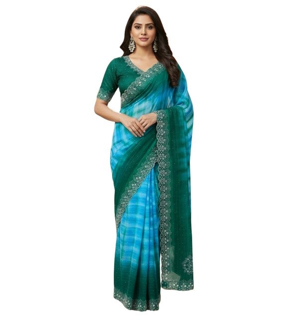 pid 67618 women s georgette striped saree with unstitched blouse 5 5 mtr green 2.jpg pid 67618 women s georgette striped saree with unstitched blouse 5 5 mtr green 2.jpg