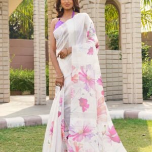 pid 67628 women s georgette floral printed saree with unstitched blouse 5 5 mtr white pink 1.jpg