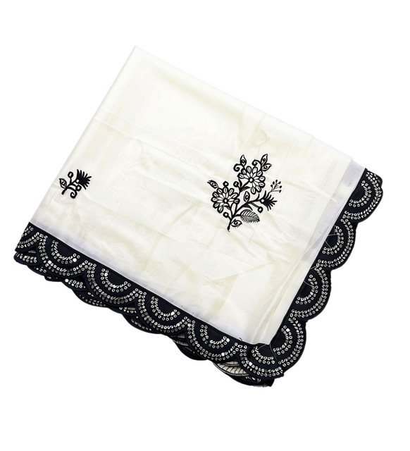pid 67630 women s georgette embroidered saree with unstitched blouse 5 5 mtr white black 2.jpg pid 67630 women s georgette embroidered saree with unstitched blouse 5 5 mtr white black 2.jpg