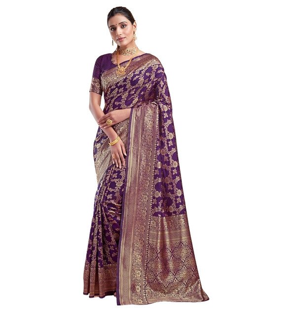 pid 67645 women s jacquard printed saree with unstitched blouse 5 5 mtr purple 2.jpg pid 67645 women s jacquard printed saree with unstitched blouse 5 5 mtr purple 2.jpg