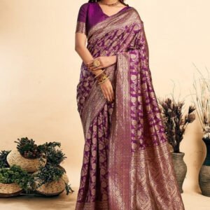 pid 67648 women s jacquard printed saree with unstitched blouse 5 5 mtr purple 1.jpg