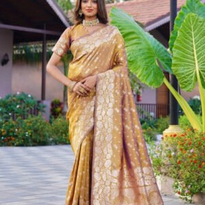 pid 67661 women s jacquard printed saree with unstitched blouse 5 5 mtr mustard 1.jpg