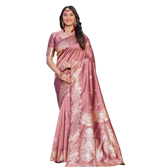 pid 67669 women s jacquard printed saree with unstitched blouse 5 5 mtr pink 2.jpg pid 67669 women s jacquard printed saree with unstitched blouse 5 5 mtr pink 2.jpg