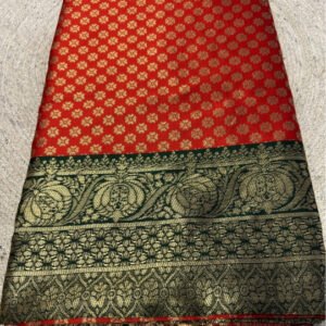 pid 67678 women s jacquard printed saree with unstitched blouse 5 5 mtr orange 1.jpg