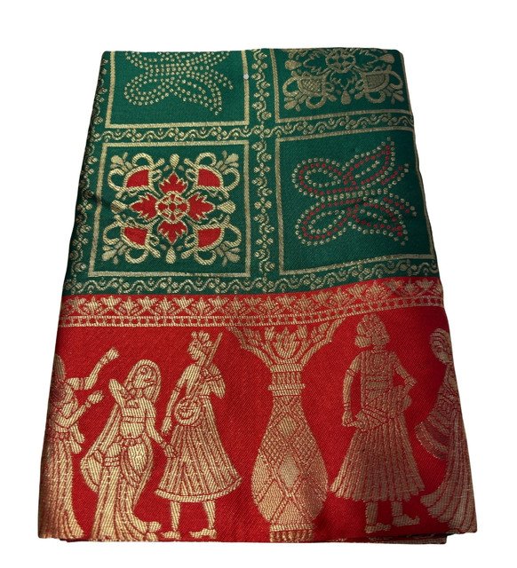 pid 67682 women s jacquard printed saree with unstitched blouse 5 5 mtr green 2.jpg pid 67682 women s jacquard printed saree with unstitched blouse 5 5 mtr green 2.jpg