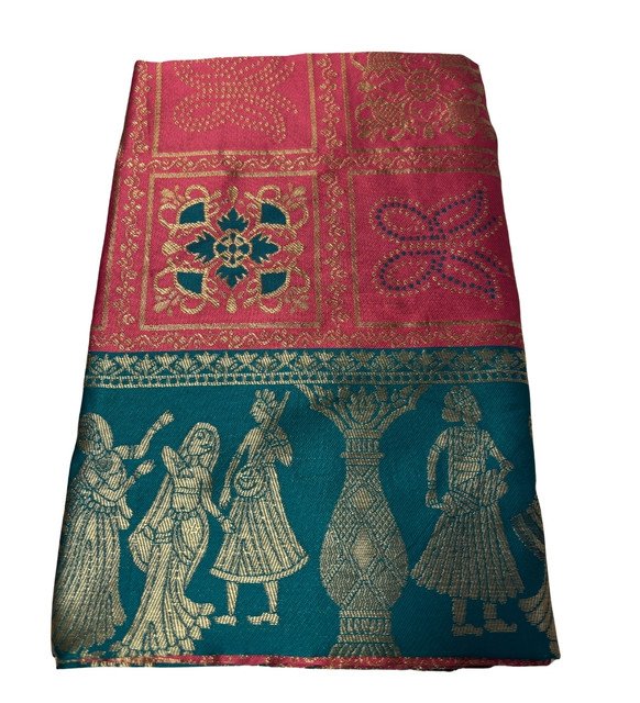 pid 67684 women s jacquard printed saree with unstitched blouse 5 5 mtr pink 2.jpg pid 67684 women s jacquard printed saree with unstitched blouse 5 5 mtr pink 2.jpg