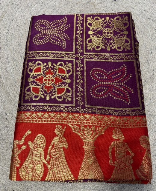 pid 67687 women s jacquard printed saree with unstitched blouse 5 5 mtr wine 1.jpg pid 67687 women s jacquard printed saree with unstitched blouse 5 5 mtr wine 1.jpg