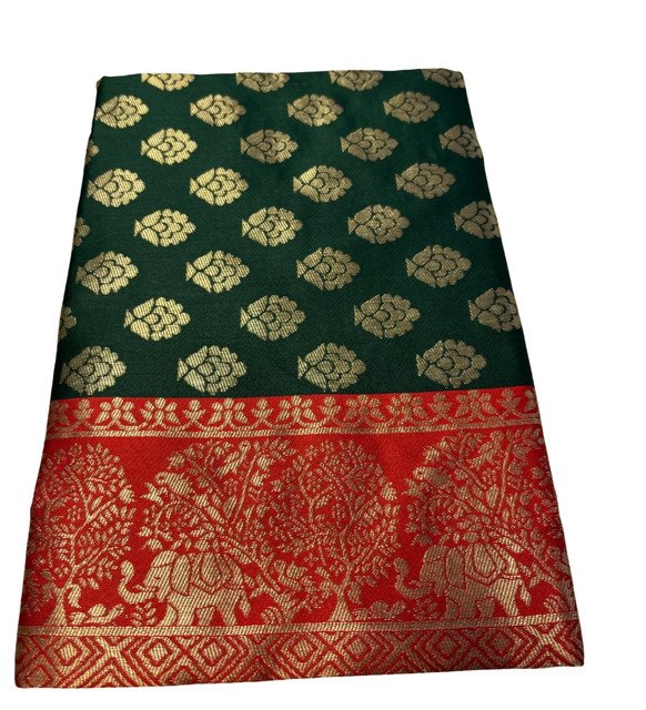 pid 67689 women s jacquard printed saree with unstitched blouse 5 5 mtr green 2.jpg pid 67689 women s jacquard printed saree with unstitched blouse 5 5 mtr green 2.jpg