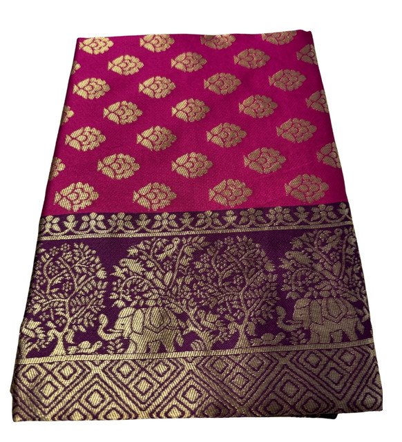 pid 67691 women s jacquard printed saree with unstitched blouse 5 5 mtr pink 2.jpg pid 67691 women s jacquard printed saree with unstitched blouse 5 5 mtr pink 2.jpg