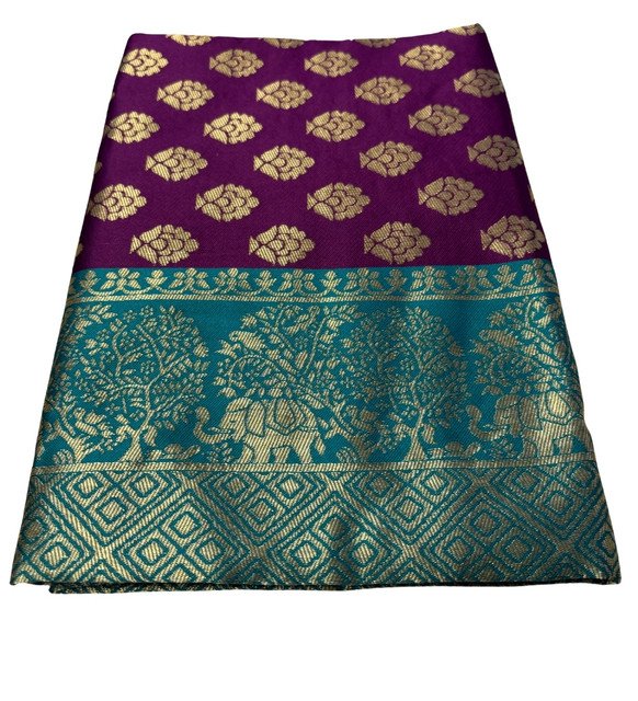 pid 67692 women s jacquard printed saree with unstitched blouse 5 5 mtr purple 2.jpg pid 67692 women s jacquard printed saree with unstitched blouse 5 5 mtr purple 2.jpg