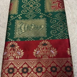 pid 67695 women s jacquard printed saree with unstitched blouse 5 5 mtr green 1.jpg