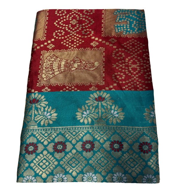 pid 67696 women s jacquard printed saree with unstitched blouse 5 5 mtr maroon 2.jpg pid 67696 women s jacquard printed saree with unstitched blouse 5 5 mtr maroon 2.jpg