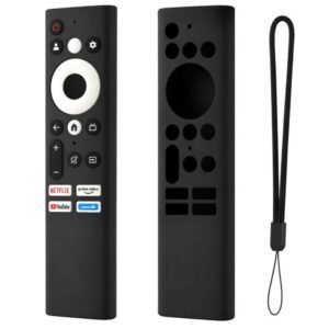 pid 67722 silicone protective cover for croma smart tv remote soft silicone case only black 1.jpg