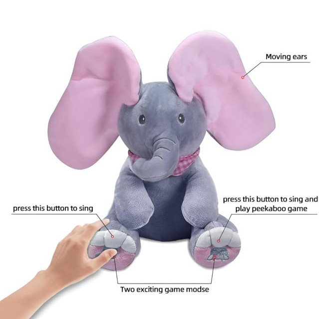 pid 67731 wool peek a boo musical elephant plush toy grey pink 5.jpg pid 67731 wool peek a boo musical elephant plush toy grey pink 5.jpg