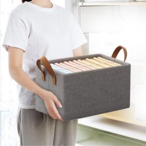 pid 67771 nylon stainless steel 26 litter wardrobe organizer for clothes storage box grey 1.jpg