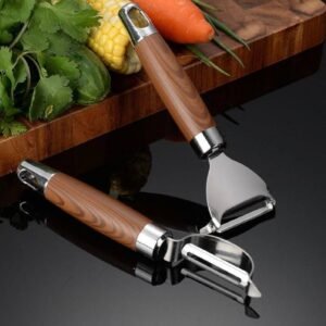 pid 67785 stainless steel wood 2 pcs vegetable peeler sets silver 1.jpg