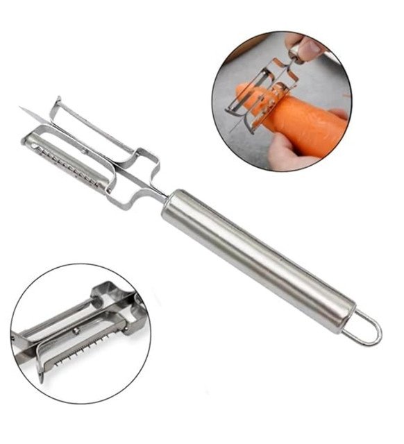 pid 67790 stainless steel 3 in 1 vegetable peeler silver 1.jpg pid 67790 stainless steel 3 in 1 vegetable peeler silver 1.jpg