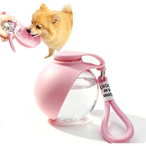 pid 67826 plastic silicone dog water dispenser pink 1.jpg