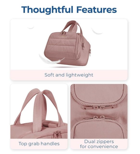 pid 67847 polyester 4 in 1 travel toiletry bag peach 3.jpg pid 67847 polyester 4 in 1 travel toiletry bag peach 3.jpg