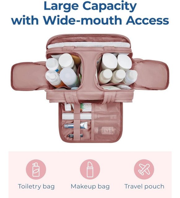 pid 67847 polyester 4 in 1 travel toiletry bag peach 4.jpg pid 67847 polyester 4 in 1 travel toiletry bag peach 4.jpg