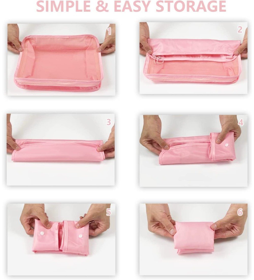 pid 67849 nylon 7 pcs travel waterproof storage bag pink 5.jpg pid 67849 nylon 7 pcs travel waterproof storage bag pink 5.jpg