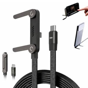 pid 67856 aluminum alloy 2 in 1 invisible holder charger cable black 1.jpg
