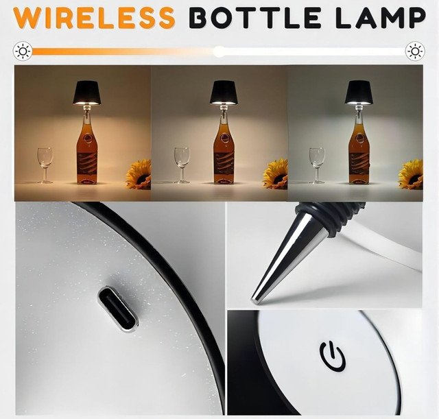 pid 67867 plastic wireless wine bottle lamp black 3.jpg pid 67867 plastic wireless wine bottle lamp black 3.jpg
