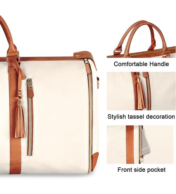 pid 67880 faux leather 2 in 1 convertible travel bag beige 3.jpg pid 67880 faux leather 2 in 1 convertible travel bag beige 3.jpg